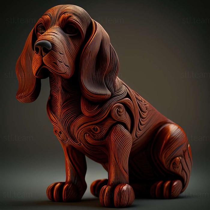 3D model The Bulgarian Hound dog (STL)